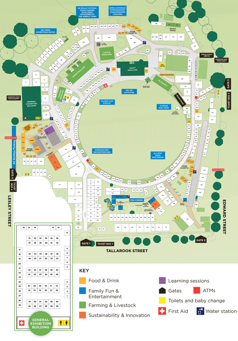 Event Map - Seymour Alternative Farming Expo